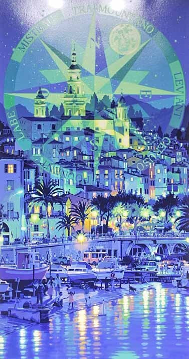 ■笹倉鉄平 【マントン】 シルクスクリーン 直筆サイン エディション有り