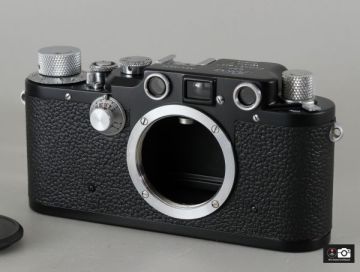 実用美品Leica ライカ IIIC ブラック, シャッター調整済 距離計OK レンジファインダー