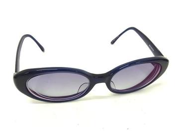 1円 ■美品■ YVESSAINTLAURENT イヴサンローラン 31-0026 度入り サングラス メガネ 眼鏡 めがね メンズ レディース ブルー系 FS9697