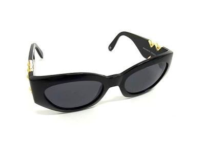 1円 ■美品■ GIANNI VERSACE ジャンニ ヴェルサーチ MOD.420/D COL.852 メデューサ サングラス 眼鏡 めがね ブラック系 FT8518