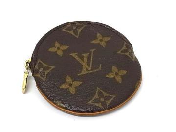 1円 ■美品■ LOUIS VUITTON ルイヴィトン M61926 モノグラム ポルト モネ ロン コインケース コインパース 小銭入れ ブラウン系 FR9669