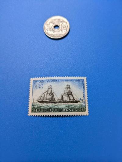 【フランス】1965年 未使用 切手 1種完 ★綺麗かと思います。