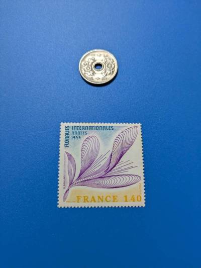 【フランス】1977年 未使用 切手 1種完 ★黄ばみ有ります。