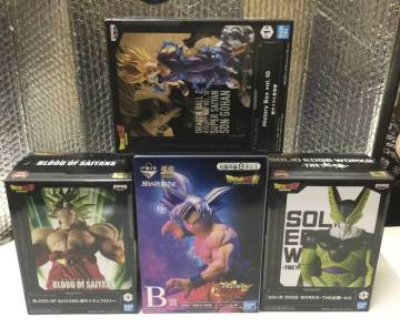 ◆ ドラゴンボール　フィギュア　4体　まとめて　孫悟空　悟飯　ブロリー　セル　★ 現状品　★ 1円スタート！！