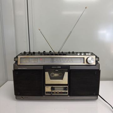 AIWA TPR-810II アイワ TPR810 2 カセット レコーダー ラジオ ラジカセ 当時物 レトロ ラジオStereo Quartz SONY STEREO810