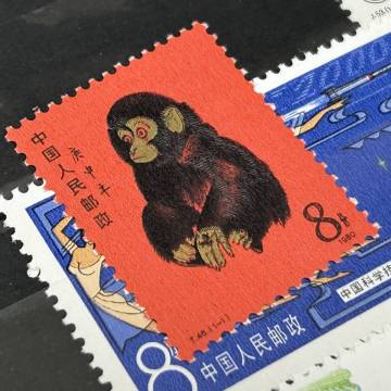 中国切手 アルバム 小型シート バラ 赤猿 T46 斉白石 T44アーチ橋 T45 T56 他 美品 未使用 1979-1980