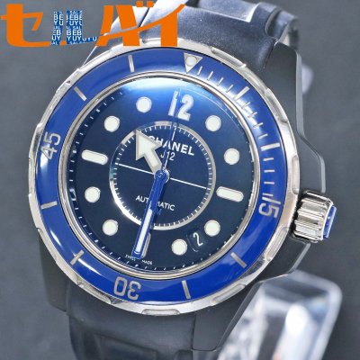 本物 シャネル H2561 ダイバ－ズ J12 マリーン 38mm メンズウォッチ 男性用自動巻腕時計 ブラックセラミック 純正ベルト 尾錠 CHANEL
