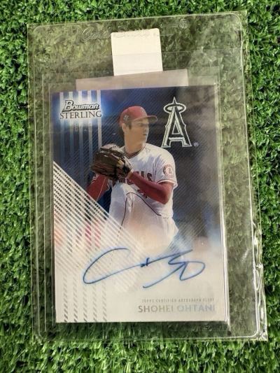 【1円スタート】大谷翔平　 直筆サインカード　25枚限定 Topps Bowman STERLING ebay真贋保証付き