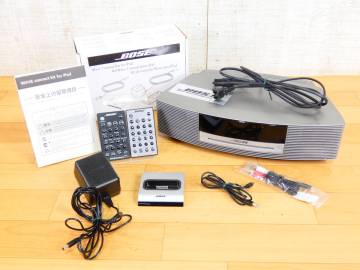 BOSE ボーズ Wave music system ウェーブミュージックシステム CDプレーヤー / 専用iPod接続キット オーディオ機器 ＠80(2)