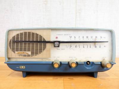 S) SHARP シャープ 真空管式ラジオ UD-231型 音響機器 オーディオ ※ジャンク/通電可！ @100 (2)