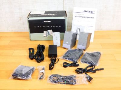 (TK-18) BOSE ボーズ Micro Music Monitor マイクロミュージックモニター 小型 スピーカー ※音出しOK 現状渡し@80(2)