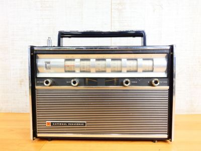(TK-17) National ナショナル RF-3000N ラジオ 当時物 オーディオ機器 ※MW/FM受信OK ジャンク@100(2)
