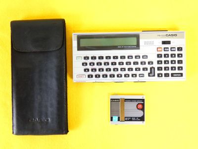 (J-53) CASIO カシオ PB-500 ポケットコンピュータ ポケコン RAMカード1枚付 ※動作未確認 ジャンク＠送料600円(2)