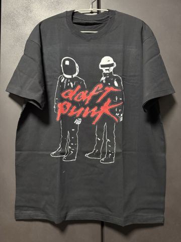 DAFT PUNK _ ダフト・パンク T_shirts XL Tagless French house Disco Radiohead The Chemical Brothers Da Funk One More Time