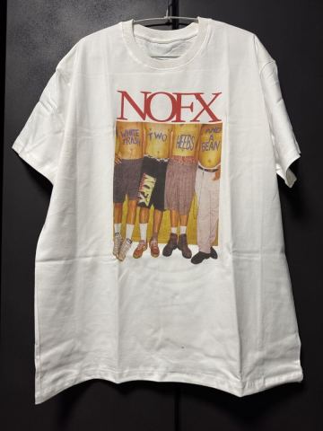 NOFX _ FAT WRECK CHORDS T_shirts XL Tagless メロコア　PUNK Bad religion Off spring Green Day RANCID No Use For A Name バンドT