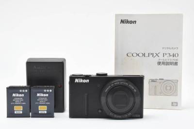 NIKON COOLPIX P340 ブラック ニコン コンパクトデジタルカメラ #4281