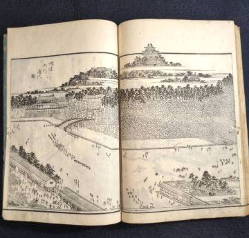 Y551 絵入◆紀伊国名所図会◆後編1 祭礼 祭事 鳥瞰図 地誌 風俗 江戸 時代物 浮世絵 UKIYOE 木版画 骨董 古美術 古典籍 古文書 和本 古書