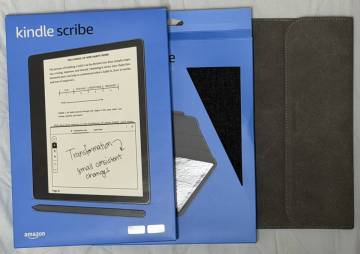 Amazon Kindle Scribe 16GB 10.2インチディスプレイ プレミアムペン 純正ファブリックケース付き