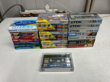 S2D49 未使用 カセットテープ まとめてセット TDK SA46 CDing &minus;Ⅱ maxell UDI 46 UDⅡ SONY GIG-2 Panasonic GX46 他