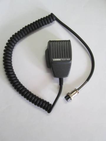 ★AZDEN 日本圧電気 ８ピン ハンドマイク PCM-463 中古 PCS-4500,4800などに