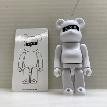 MIN 【中古品】 BE@RBRICK ベアブリック 100% GOD SELECTION XXX メディコム・トイ フィギュア 〈052-260306-SH-34-MIN〉
