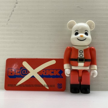 MIN 【中古品】 BE@RBRICK ベアブリック 100% X'mas TWIN クリスマスツイン メディコム・トイ フィギュア 〈052-260306-SH-48-MIN〉
