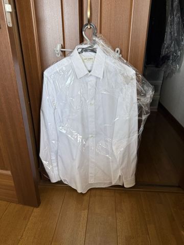 saint laurent paris ドレスシャツ ホワイト クリーニング済