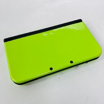【中古品】『3-232』Newニンテンドー3DS LL ライム&times;ブラック 本体 RED-001 任天堂