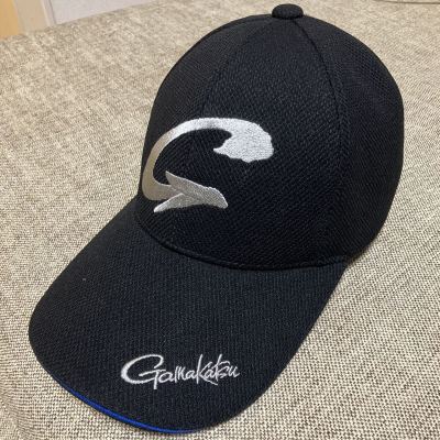 美品　がまかつ　G杯キャップ　帽子　フリーサイズ ダイワ　シマノ　サンライン　マルキュー　釣研　キザクラ　釣武者　ソルブレ 