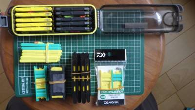 渓流用　仕掛け巻き　シマノ、ダイワ、他　まとめて（一部手作り仕掛け付いてます）