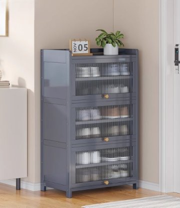 防塵シューズラック収納家用経済型スペース節約小狭い玄関新款人気置物棚