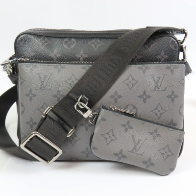 206322 ★1円スタート★ LOUIS VUITTON ルイヴィトン 新品同様美品 現行 RFID トリオメッセンジャー エクリプス M69443 ショルダーバッグ