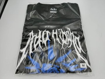 T【7k-09】【送料無料】◎未開封/Ado ファッショナブル「Hibana」長袖 Tシャツ ブラック系/ユニセックス/Mサイズ