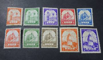 ◆◇日本占領地正刷切手　ビルマ第２次普通切手10種完◇◆