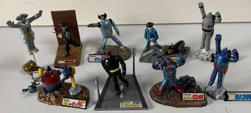 Mm116◆Furuta フルタ◆鉄人28号 食玩 フィギュア まとめ セット ブラックオックス ジャイアントロボ 鉄人モンスター 横山光輝 ロボット