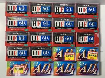 ⑪y472◆SONY ソニー◆HF60 60分 ノーマルポジション カセットテープ TDK AD 60 54 46 AD1 Type1 NORMAL POSITION まとめ 未使用