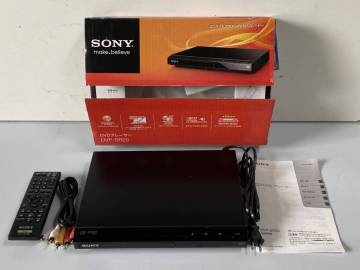 ③m111◆SONY ソニー◆DVDプレーヤー DVP-SR20 CD DVD プレーヤー 2014年製 リモコン付 元箱付 説明書付 AV機器 映像機器 通電確認のみ