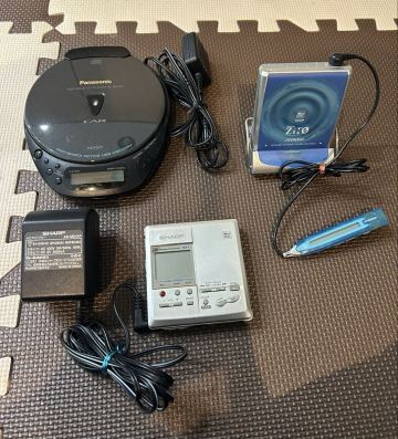 1円〜 ポータブルMD CDプレーヤー まとめて SHARP Panasonic Victor ウォークマン シャープ パナソニック 大量 売り切り 通電確認済