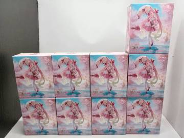 中古未開封 フィギュア 桜ミク キャラクター・ボーカル・シリーズ01 初音ミク AMP＋ フィギュア～桜ドレスver.～ 計9体