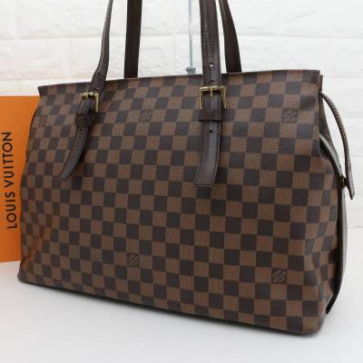 LOUIS VUITTON ルイヴィトン ダミエ エベヌ チェルシー N51119 トートバッグ ショルダーバッグ ビジネス A4収納可 メンズ レディース