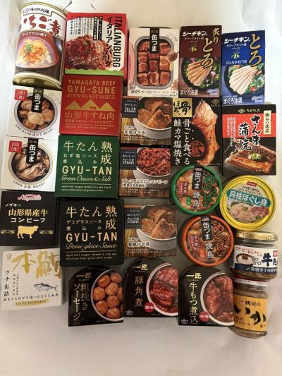 送料無料　 おつまみ珍味缶詰瓶詰め食べ比べ　合計50個