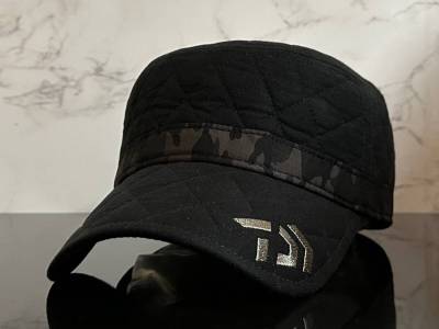 【未使用品】705KF クール★Daiwa ダイワ ワーク キャップ クールなブラックコットンキルティング素材！釣り・GLOBERIDE《FREEサイズ》