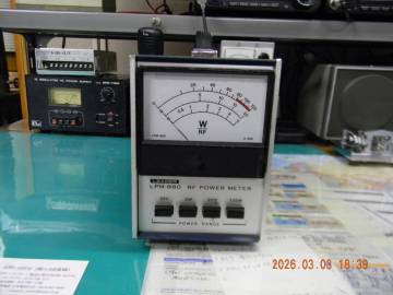 リーダー電子　終端型電力計　LPM-880　RF　POWER　METER　動作品