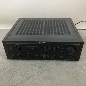 D725-T28-245 SONY ソニー プリメインアンプ TA-F333ESX オーディオ機器 ESシリーズ 音響機器 ブラック&times;木目 通電確認済み TB