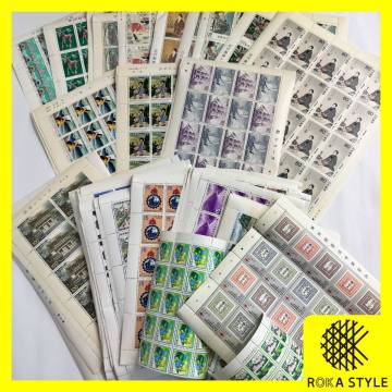 未使用 額面総額73000円ほど 切手 まとめ売り 大量 セット 記念切手 特殊切手 シート 古切手 ビンテージ 昭和レトロ 長期保管品 pU1o R8310