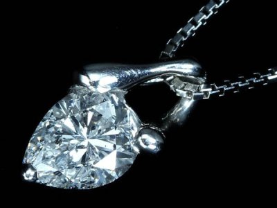 IIL18026D【1円～】新品【RK宝石】《Diamond》極上ダイヤモンド 特大1.26ct!! Pt900 Pt850 超高級 一粒ダイヤ ネックレス ダイヤ