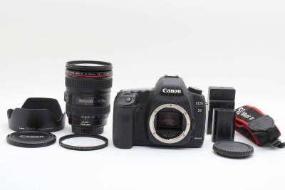 【美品】キャノン CANON EOS 5D Mark II + EF 24-105mm F4 L IS USM レンズキット＜ショット数5509枚＞ ♯A2106A52054FCIB