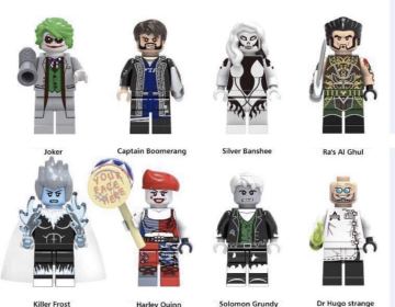 翌日発送　8体セット　ジョーカーdcコミック ミニフィグ LEGOx互換 ミニフィギュア x13 s