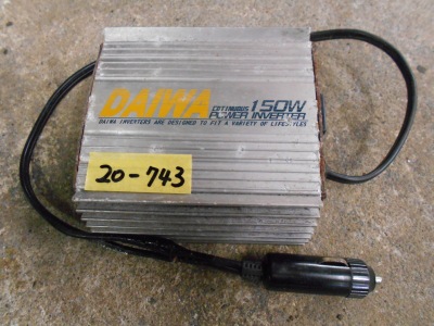 20-743 DAIWA （㈱ダイワ インダストリ） DC-AC デコデコ パワーインバーター IV-150S 漁船、和船、デコトラ、キャンピングカー等