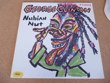 美品★US盤★12inchシングル★ジョージ・クリントン★GEORGE CLINTON★Nubian Nut★Capitol Records 8572★P-FUNK Pファンク Funk Hip Hop 